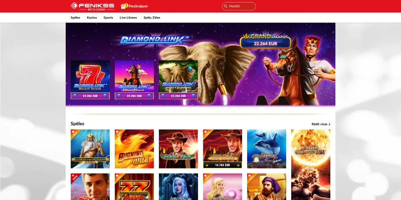 Spēļu pieredzi ar Fenikss Casino